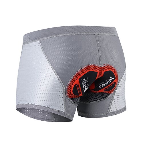 WOSAWE Herren Fahrrad Unterwäsche Fahrradshorts Gepolsterte Fahrradhose Fahhrad Shorts Unterwäsche Shorts Halbformpassend Mountainbike MTB Straßenradsport Sport 4D Pfad Schnelltrocknend Reduziert Image