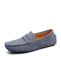 Herren Loafer Slip On Wildlederschuhe Abendschuhe Mokkasin Übergrössen Wanderschuhe Outdoor Täglich Gitter Chiffon Halbschuhe Wein Hellbraun Grün und Blau Sommer Frühling Herbst