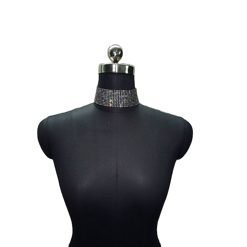 Metallisch Glitzern Halskette Disco Kostüm Damen Party Club Pride Parade Erwachsene Halskette Ganzjahres