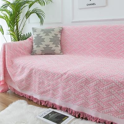 Sofa-/Couchbezug, Baumwolle, Sofaüberzüge, Sofahandtuchdecke, Sofaüberwürfe, Bezüge für Kissen, Couch, Couchbezug für Hunde, Möbelschutzbezug mit Quaste Image