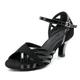 Damen Schuhe für den lateinamerikanischen Tanz Professionell Komfort Schuhe Modisch Schnalle Erwachsene Schwarz Rot Beige