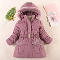 kinderkleidung Mädchen Daune Pufferjacke für Kinder Aktiv Tasche Schulanfang Mantel Oberbekleidung 4-12 Jahre Winter Dunkelrot Schwarz Marineblau