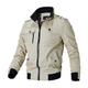 Herren Bomberjacke Jacke Sport Jacke Outdoor Sport Windundurchlässig Warm Winter Einfarbig Militär Taktisch Ständer Standard Schwarz Armeegrün Rote Blau Khaki Jacken