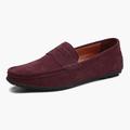 Herren Loafer und Slip-Ons Wildlederschuhe Komfort Schuhe Loafer fahren Casual Outdoor Täglich Wildleder Schwarz Marinenblau Khaki Frühling Sommer