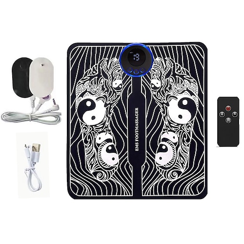 Elektrisches EMS Fußmassagepad zur Schmerzlinderung Entspannung der Füße Akupunkturpunkte Massage-Matte Muskelstimulation Verbesserung der Blutzirkulation Valentinstagsgeschenk Image