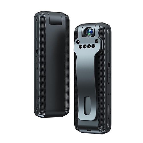 1080p HD-Videorecorder Mini-versteckte Kamera-Clip IR-Nacht-Cam-Back-Clip-Körper-DV-RDV-DVR-Videoüberwachungs-Camcorder-Loop-Aufnahme Image