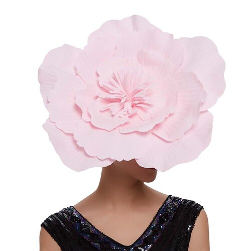 Fascinatoren Synthetische faser Halloween Kentucky Derby Lustig Sonnenschutz Mit Blume Kopfschmuck Kopfbedeckung Image