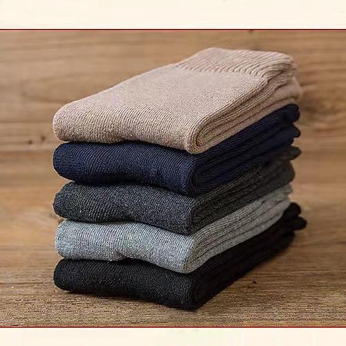 5 Paar Socken - Socken für Damen/Herren, Socken für Damen, Herren, Stiefelsocken, Wandersocken, lange Stricksocken