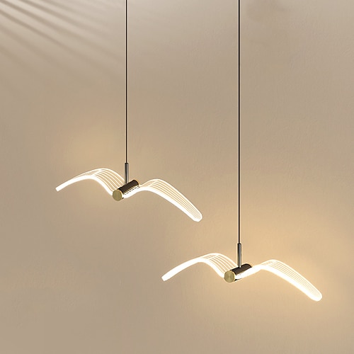 LED-Pendelleuchten Küche dimmbar Acrylbeleuchtung 40cm 1/3/4-Licht modernes Bauernhaus Foyer Eingangsbereich Leuchten Decke hängend Globus über Tisch 110-240V Image