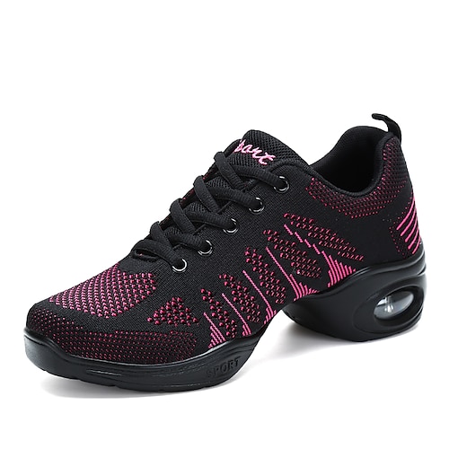 Atmungsaktive Mesh-Tanz-Sneaker für Damen – perfekt für Fitness-Tanz, Modern Dance, Jazz-Tanz und mehr Damenschuhe Image