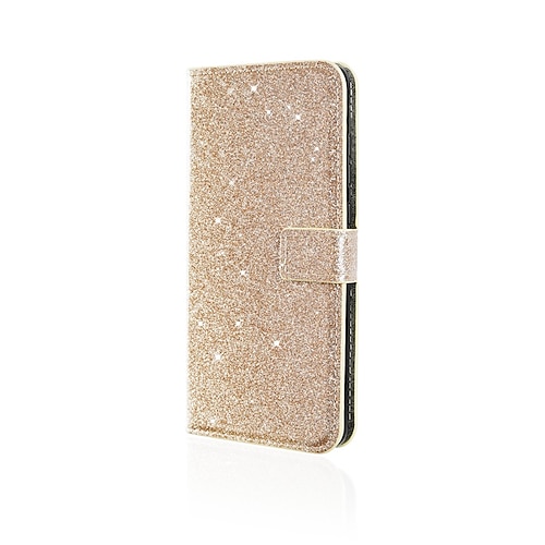 Handy Hülle Handyhüllen Für Samsung Galaxy S25 S24 S23 Ultra Plus A33 S20 A52 Brieftaschenhülle Mit Ständer Kartenhalter Glitzer Glanz Glitzernd PU-Leder Image