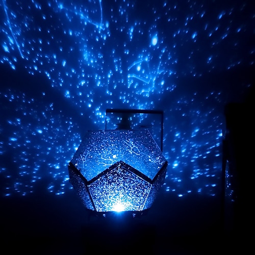 led sternenprojektor licht nacht nacht lampe planetario casero für kinder baby kindergarten planetarium konstellation projektor nachtlandschaft lichter hause schlafzimmer dekoration Image