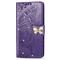 Handy Hülle Handyhüllen Für Samsung Galaxy S24 S23 S22 S21 Plus Ultra A54 A34 A14 A32 A52 Brieftasche Kartenetui Strass Steckplätze für Kartenhalter Magnetischer Flip Schmetterling PU-Leder