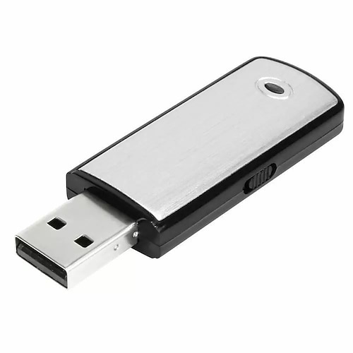 digitales Diktiergerät x09 32 GB tragbares digitales Diktiergerät, wiederaufladbare Stimme, USB-Diktiergerät für Geschäftsgespräche, Lernvorträge Image