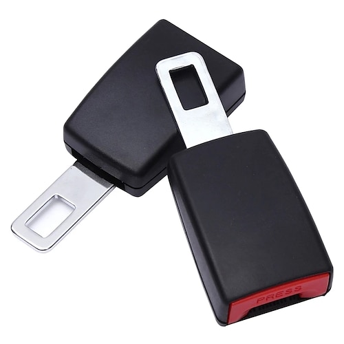 Universal Sicherheitsgurtschloss Sicherheitsgurtverlängerung 45 Stahl Sicherheitsgurtclip Verlängerungsstecker Sicherheitsgurtclip für nur 20mm-22mm Zunge Image