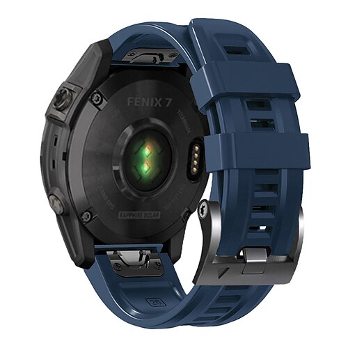 Uhrenarmband für Garmin Fenix 7 7X 6 6X Pro Epix Pro 47mm 51mm Instinct 2X Approach S70 47mm S62 S60 Forerunner 955 945 Epix Marq Descent Quatix 22mm 26mm Silikon Ersatz Gurt 22mm 26mm Sportarmband Image