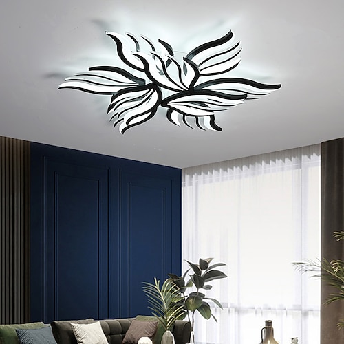 deckenleuchten dimmbar cluster design deckenleuchten kunststoff künstlerisch stil modern stil neuheit schwarz led modern 110-240 v Image