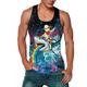 Herren Tank Top Weste Unterhemden Katze Rundhalsausschnitt 3D-Druck Täglich Festtage Ärmellos 3D-Druck Bedruckt Bekleidung Brautkleider schlicht Strand Design