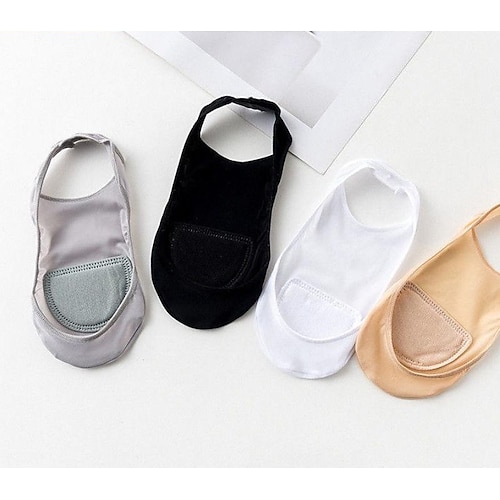 ultradünne, unsichtbare, flache, rutschfeste Seidensocken für Frauen
