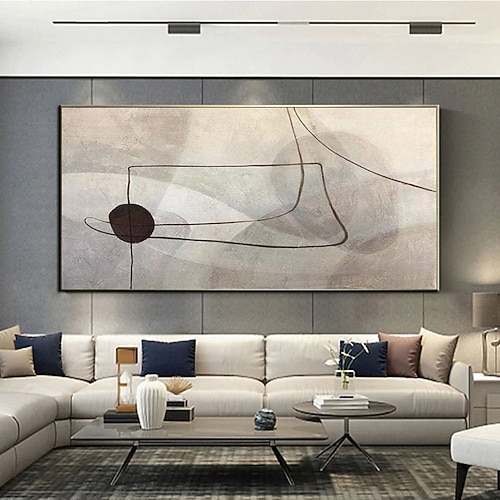 Hang-Ölgemälde Handgemalte Vertikal Abstrakt Landschaft Moderne Modern Ohne Innenrahmen (ohne Rahmen) Image