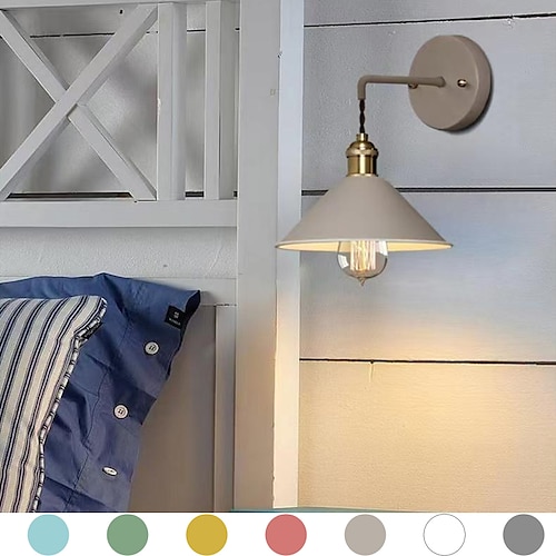 Lightinthebox Wandlampen, Wandleuchten, Wandleuchte aus Metall im nordischen Stil, 110–120 V, 220–240 V, 60 W/CE-zertifiziert/E26/E27 Image