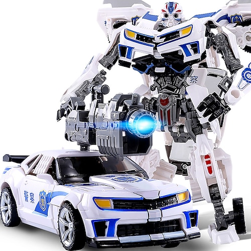 20CM Transformationsspielzeuge Anime Roboter Auto Actionfigur Plastik ABS Cooles Filmflugzeug Ingenieurmodell Kinder Junge Geschenk Weihnachtsgeschenk Image