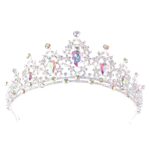 Kristall-Königin-Kronen und Diademe mit Kamm-Stirnband für Frauen und Mädchen Prinzessin-Kronen-Haar-Accessoires für Hochzeit, Geburtstag, Halloween-Kostüm, Cosplay