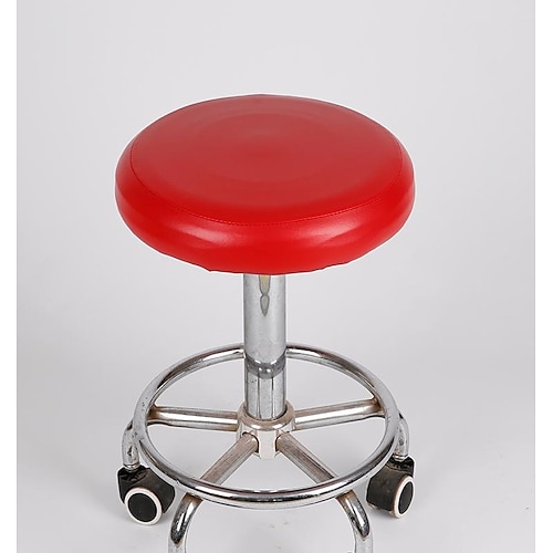 runde wasserdichte barhocker sitzbezüge waschbare hocker kissen schonbezug Stuhlhussen elastische barstuhlbezüge pu leder für kaffee party bar restrant Image