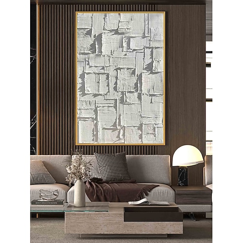 Handgemacht Hang-Ölgemälde Handgemalte Vertikal Abstrakt Moderne Impressionismus Ohne Innenrahmen (ohne Rahmen) Image