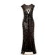 Brüllen 20s 1920s Cocktailkleid Vintage-Kleid Flapper Kleid Kleid Partykostüm Ballkleid Ballkleider Der große Gatsby Damen V Ausschnitt Weihnachten Hochzeit Party kleid hochzeitsgast Erwachsene Kleid