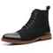 Herren Stiefel Bullock Schuhe Abendschuhe Wanderschuhe Brautkleider schlicht Täglich Leder Komfortabel Stiefeletten / Stiefeletten Halbschuhe Dunkelbraun Schwarz Hell Gray Frühling Herbst