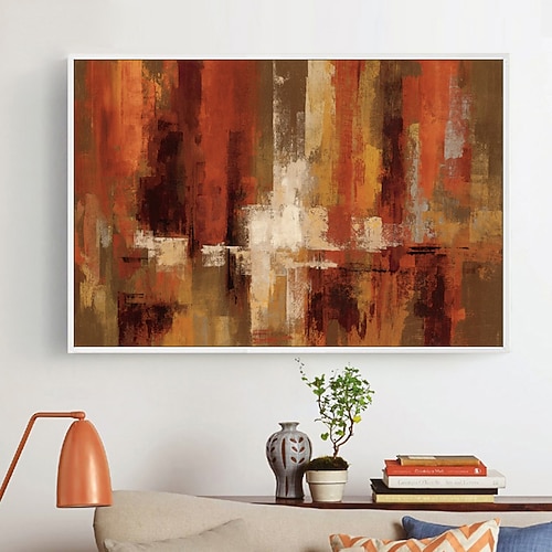 Hang-Ölgemälde Handgemalte Horizontal Abstrakt Pop-Art Modern Ohne Innenrahmen (ohne Rahmen) Image