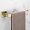 Badezimmer-Accessoires-Set Edelstahl bestehend aus Einzelhandtuchhalter Toilettenpapierhalter Kleiderhaken und Handtuchregal Wandmontage golden 1 oder 3 oder 4 Stck
