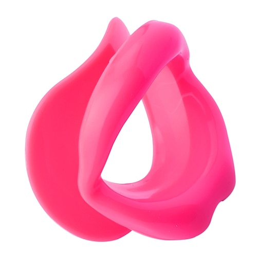 Silikon-Lippenformer, tragbarer Lächeln-Trainer, Beauty-Tool, Mundstraffung, Gesichtstrainer für Mädchen, Frauen, Damen