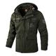 Herren Wanderjacke Parka-Jacke Windjacke für Wanderer Baumwolle Winter Draussen warm Windundurchlässig Winterjacken Unsichtbarer Reißverschluß in voller Länge Angeln Strand Camping / Wandern