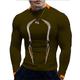 Herren Funktionsshirt Laufshirt Sport Top Langarm Grundschicht Sportlich Athlässigkeit Winter Atmungsaktiv Rasche Trocknung Schweißableitend Laufen Joggen Traning Sportbekleidung Sportkleidung