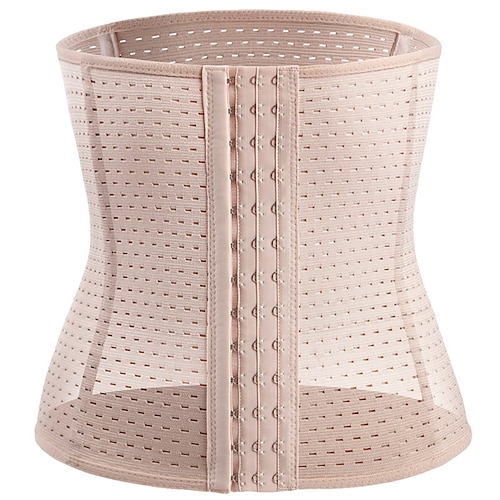 Shapewear für Damen in Übergröße, Taillentrainer, Body Shaper, reine Farbe, sportlich, schlicht, lässig, für zu Hause, täglich, Ausgehen, atmungsaktiv, Sommer, Frühling, Home-Outfits Image