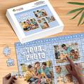 Personalisiertes Puzzle mit Box für Familienbild, Haustier-Gedenkstätte, Puzzles, weißes Kartenpapier, um ein individuelles Geschenk zu erstellen, 500 Stück/100 Stück