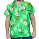 Herren Hemd Hawaiihemd Sommerhemd Knopfhemd Sommerhemd Lässiges Hemd Rosa Rote Blau Purpur Orange Kurzarm Graphic Blumen Umlegekragen Casual Täglich Button-Down Bekleidung Baumwolle Basic Modisch