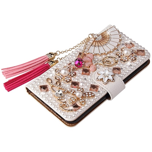 Handy Hülle Handyhüllen Für Samsung Galaxy S26 Ultra Plus S25 S24 S23 S22 S21 Ultra Plus S20 A55 5G A35 5G A25 Brieftaschenhülle Glitzer Glanz Staubdicht Ständer Glitzernd PU-Leder Image