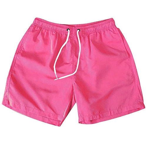 Herren Sportliche Shorts Aktive Shorts Shorts Freizeitshorts Kordelzug Einfach Komfort Atmungsaktiv Outdoor Täglich Ausgehen Mode Lässig Schwarz Weiß Image