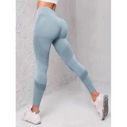 Damen Leggings Gemütliche Leggings Mode Streetwear Knöchellang Hohe Taille Einfarbig Hoher Schnitt Po-Lifting Weich Bequem Hohe Elastizität Yoga Sport Dunkelgrau Schwarz Burgunderrot Blau Herbst