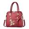Gelbe Handtasche für Damen mit Blumenstickerei und Blumenanhänger – stilvolle und funktionelle Umhängetasche für den täglichen Gebrauch und besondere Anlässe