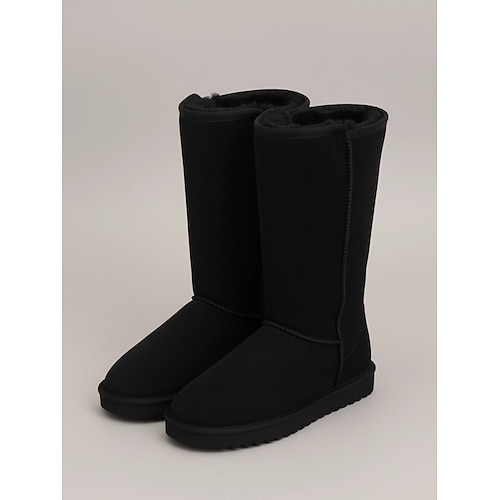 Damen-Winterstiefel mit halbhoher Schafthöhe und weichem Fleecefutter – warme und gemütliche Schneestiefel für den lässigen Winterlook Image