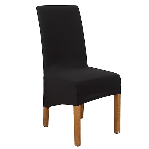 Esszimmerstuhlbezüge, Stretchstuhlbezüge Stuhlhussen, Spandex-Stuhlschutzbezüge mit hoher Rückenlehne, Sitzbezug mit Gummiband für Esszimmer, Hochzeit Image