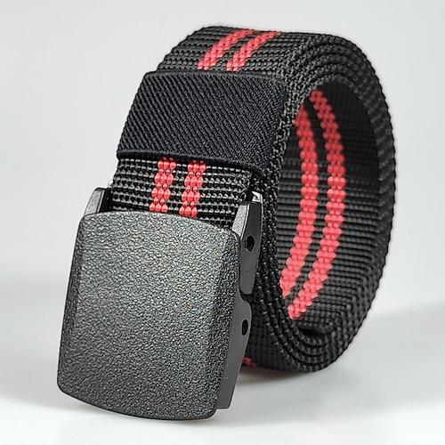 Herren Gürtel Taktischer Gürtel Arbeitsgürtel aus Nylongewebe Schwarz Blau Gestrickter Stoff Militär Armee Gestreift Freizeitskleidung Ausgehen Wochenende