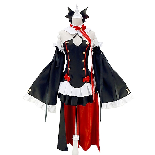 Krul Tepes Anime Cosplay-Anzüge Kleider Cosplay Tops / Bottoms Kleid Ärmel Korsetts Für Damen Image