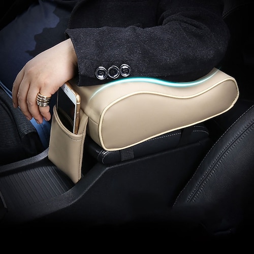 Memory Foam Armlehnenpolster für Autos - Bequemer Mittelkonsole-Kissen für Fahrzeuge Image