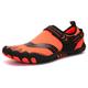 Unisex Wanderschuhe Wasserschuhe Federung Atmungsaktiv Leichtgewichtig Komfortabel Surfen Klettern Runde Zehe Polyurethan Gummi Atmungsaktives Netz Sommer Schwarz Blau Orange Rosenrot