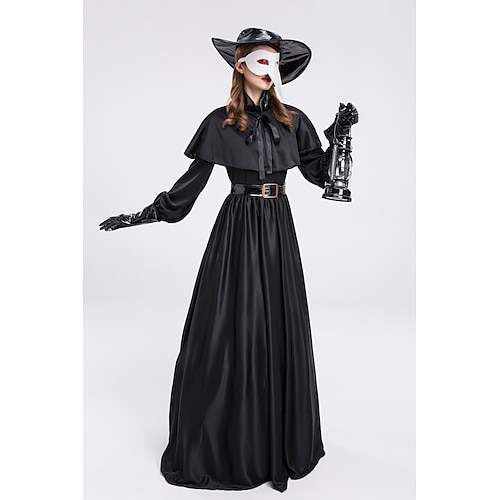 Pestarzt Kostüm für Paare, Umhang, Halloween-Kostüme für Paare, Cosplay, Mittelalter, Steampunk, Priester, Renaissance-Kostüm, Outfits, Umhang, Umhang Image
